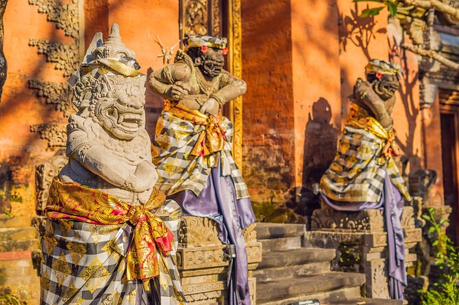 Bali Cultural Experience - Ubud Palace: carved stone, hidden guardian toad faces, and calm stops
