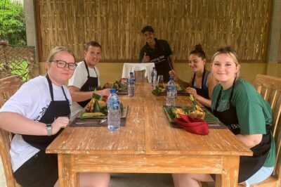 Balinese Authentic Cooking Class in Ubud - The Itinerary: Market, House, and the Farm-First Cooking Setup