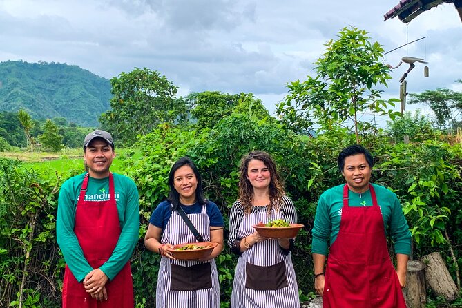 Balinese Vegan Cooking Class with Fresh Harvesting & Garden Tour - Your 4-course vegan Balinese-style meal, served with views