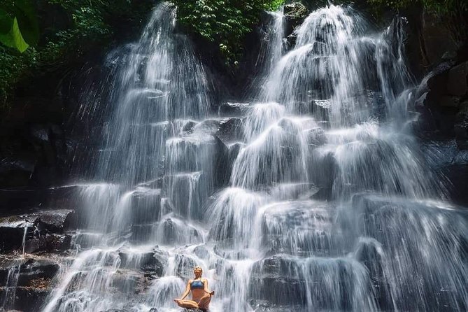 Best of Ubud Waterfalls, Tegalalang Rice Terrace and Swing Tour - Tibumana Waterfall: Stairs, Palm-and-Rice Views, and Better Peace