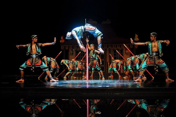 Devdan Show at Bali Nusa Dua Theatre - Performance highlights: choreography, comedy, and aerial moments