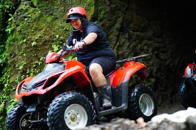 Jungle ATV Quad Bike Through Gorilla Face Cave - Solo vs tandem quad riding: weight limits, age rules, and what changes