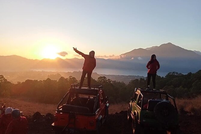 Mount Batur Jeep Tour - Batur Natural Hot Springs: soaking with Lake Batur in view