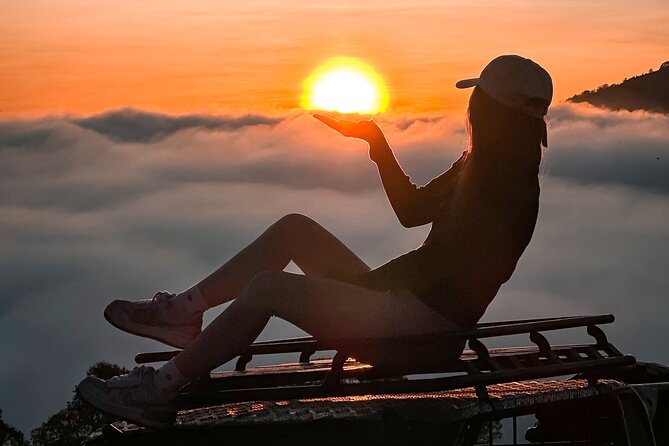 Mount Batur Sunrise Jeep Tour with Natural Hot Spring - Batur sunrise from a classic jeep, not trekking