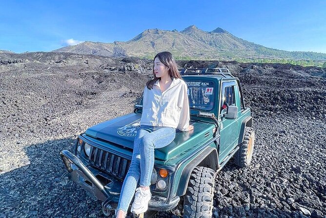 Mount Batur Sunrise Jeep Tour with Natural Hot Spring - After the sun: black lava from the 1963 eruption