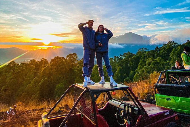 Mount Batur Sunrise Jeep With Black Lava - Stop 2: black lava fields in a Jeep (why hardened rock is so cool up close)