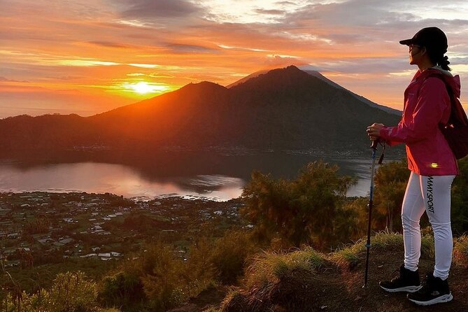 Mount Batur Sunrise Trekking - All Inclusive - Sunrise panoramas: multiple volcanoes and Lake Batur on the way down