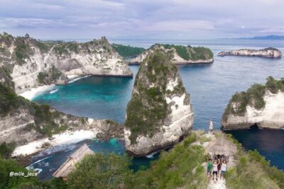 One Day Private Tour East & West Nusa Penida by Penidago - Diamond Beach (east side) plus the cliffside climb factor