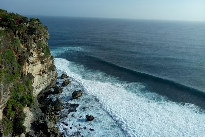 Private Tour Bali Beaches and Uluwatu Temple with Dinner - Melasti Beach in Ungasan: pretty cliff edges before the show