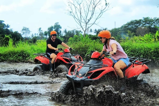 Quad Bike Ride and Snorkeling at Blue Lagoon Beach All-inclusive - The Ubud quad bike playground: instructions, safety gear, then the track