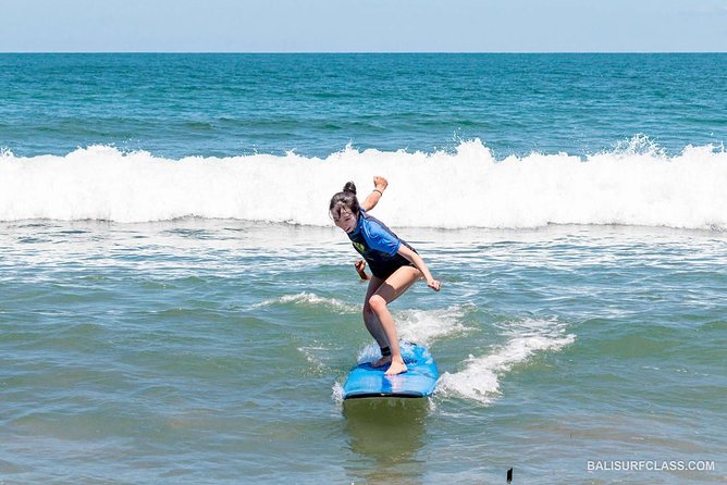 The best surf lessons in Kuta - Round One in the Ocean: Paddling, Catching Waves, Standing (45 Minutes)