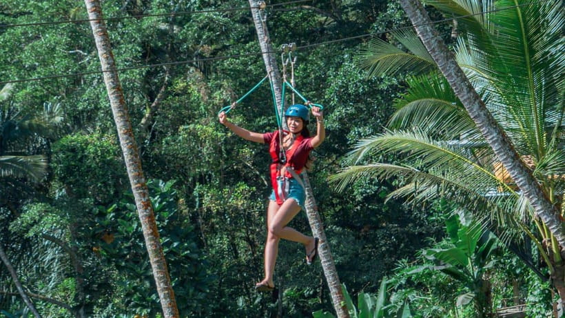 Ubud: Alas Harum Day-Pass, Swing, Sky Bike & Flying Fox - The Super Extreme Swing: the 25m adrenaline moment