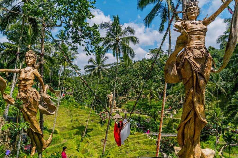 Ubud: Alas Harum Day-Pass, Swing, Sky Bike & Flying Fox - Sky Bike: pedal power with a sky-high view